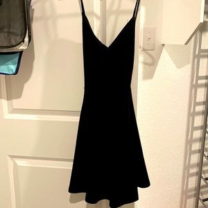Black mini dress size medium